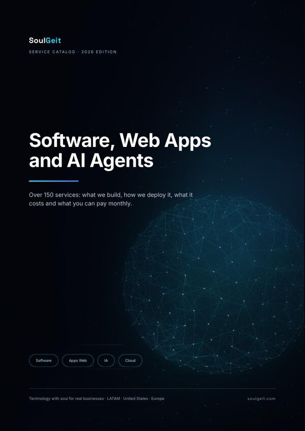 SoulGeit 2026 service catalog cover in English